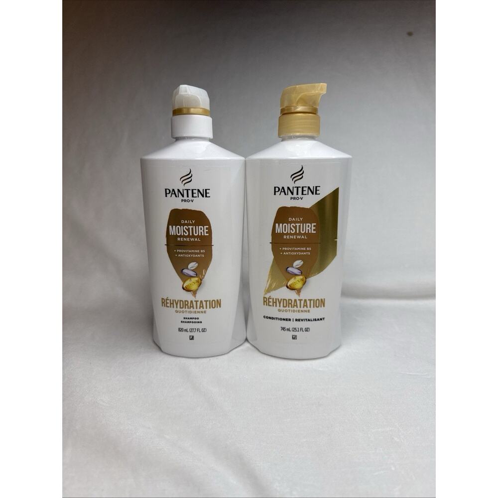 Pantene Pro V Moisture Renewal Shampoo 27.7 Fl Oz And Conditioner 25.1 Fl Oz